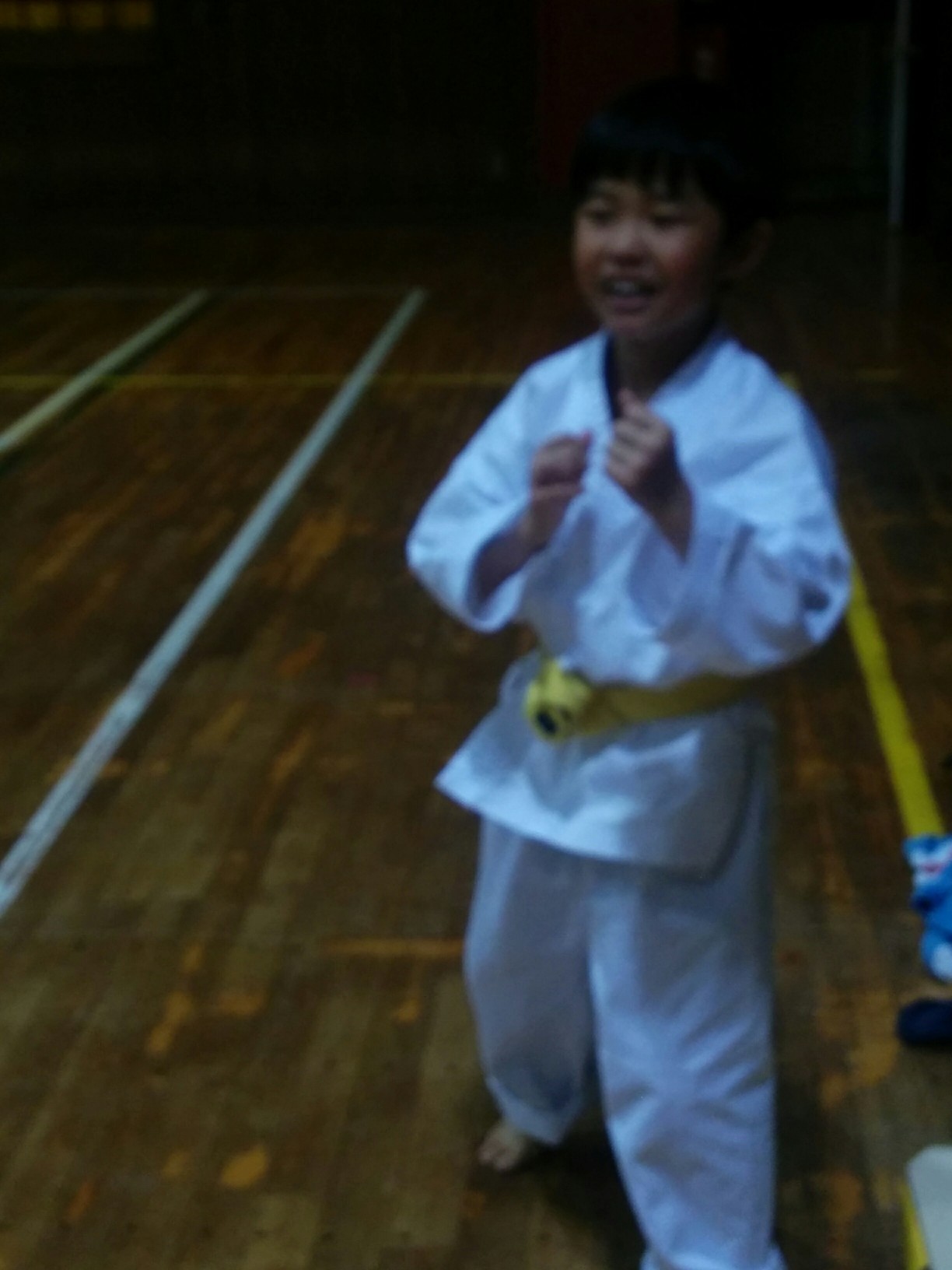 3/30 空手練習記録（前蹴り）