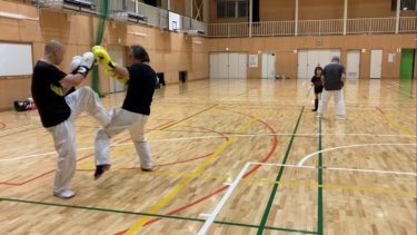 夏祭りの裏で稽古！